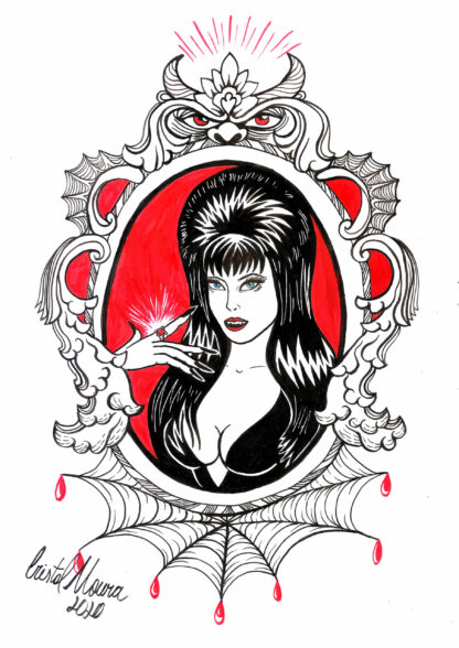 Elvira a rainha das trevas I print