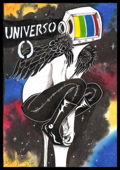 Cabeça TV, arte original