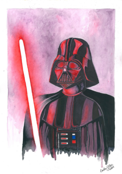 Darth Vader - Aquarela