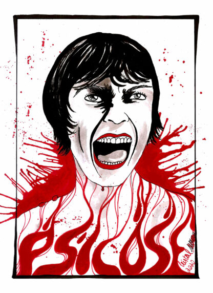 Grito vermelho, arte original