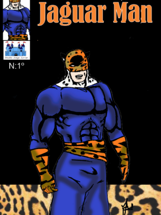 Jaguar Man contra esqueleto