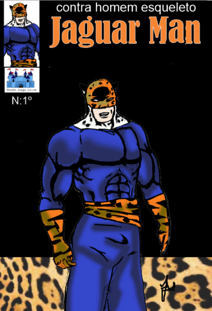 Jaguar Man contra esqueleto