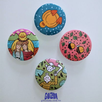 Os fantásticos bottons de Gabriel Dantas