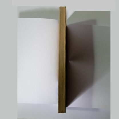 Caderno Artesanal - folha reciclada, capa de craft - Image 4