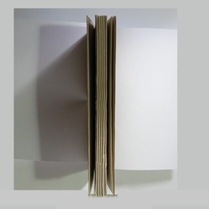 Caderno Artesanal - folha reciclada, capa de craft - Image 6